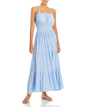 Aqua Swim Tiered Cover-up Maxi Dress - 100% Exclusive
