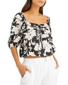 Sanctuary Eleventh Hour Floral Print Top