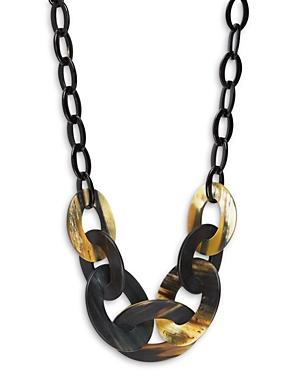 Weekend Max Mara Horn Chain Link Necklace, 25.2