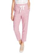 Vince Camuto Striped Drawstring Ankle Pants