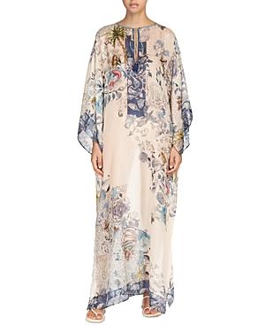 Etro Printed Silk Caftan