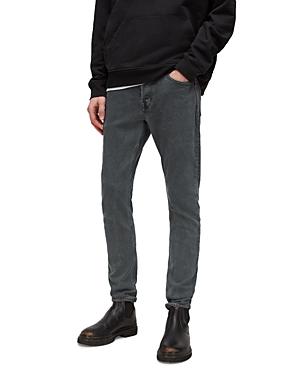 Allsaints Rex Cotton Blend Overdye Jeans, In Slate Grey