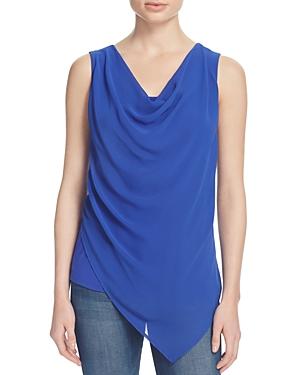 West Kei Drape Front Asymmetric Top - Compare At $58