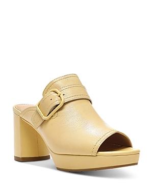 Donald Pliner Women's Square Toe High Heel Mule Sandals