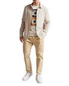 Ted Baker Osile Relaxed Fit Crinkle Bound Shirt