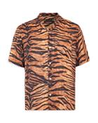 Allsaints Tigera Camp Collar Short Sleeve Shirt
