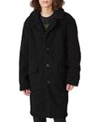 Karl Lagerfeld Paris Fleece Regular Fit Coat