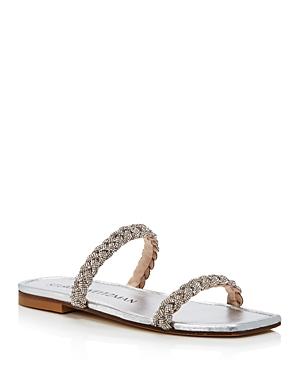 Stuart Weitzman Women's Addison Slide Sandals