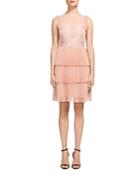 Whistles Anouk Pleated Lace Dress