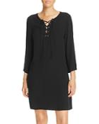 Cupcakes And Cashmere Brandie Lace-up Shift Dress