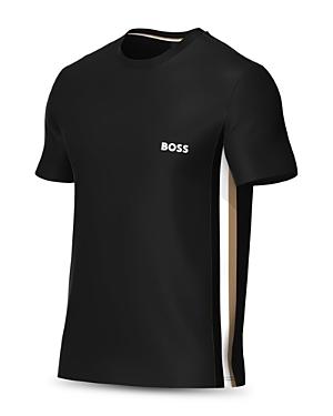 Boss Organic Cotton Blend Taped Logo Graphic Tee