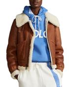 Polo Ralph Lauren Zip Front Shearling Jacket