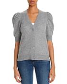 C By Bloomingdale's Cashmere Puff-sleeve Cardigan - 100% Exclusive