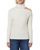 Hudson Jeans Cutout Shoulder Sweater