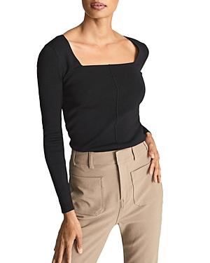 Reiss Seren Square Neck Long Sleeve