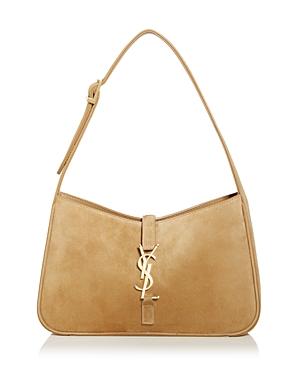 Saint Laurent Le 5 A 7 Suede Hobo Shoulder Bag