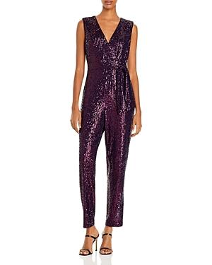Milly Metallic Micro-stretch Jumpsuit