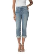 Nydj Marilyn Cropped Cuffed Jeans In Pacific