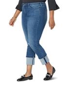 Nydj Plus Sheri Tall Cuff Ankle Jeans In Cherish