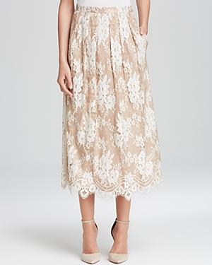 Kay Unger Skirt - Lace Flare