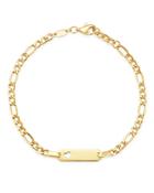 Moon & Meadow Tiny Heart Tag Bracelet In 14k Yellow Gold - 100% Exclusive