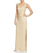 Laundry By Shelli Segal Metallic Gown - 100% Exclusive