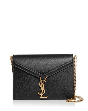Saint Laurent Cassandra Monogram Clasp Leather Crossbody