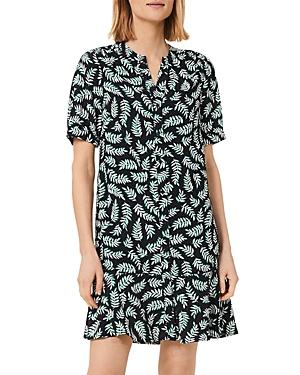 Hobbs London Tabitha Palm Print Mini Dress