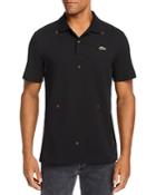 Lacoste Rose Embroidered Regular Fit Polo Shirt - 100% Exclusive