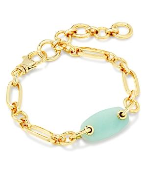 Kendra Scott Ashlyn Gemstone Tag Chain Link Bracelet