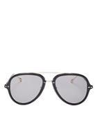 Isabel Marant Women's Brow Bar Aviator Sunglasses, 57mm
