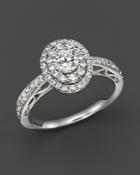 Diamond Engagement Ring In 14k White Gold, 1.0 Ct. T.w.