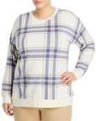 Marc New York Performance Plus Plaid Fleece Sweatshirt