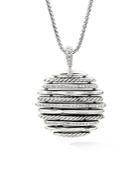 David Yurman Tides Pendant Necklace With Diamonds In Sterling Silver