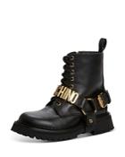 Moschino Women's Lace Up Harness Booties