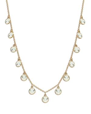 Bloomingdale's Prasiolite Droplet Statement Necklace In 14k Yellow Gold, 17 - 100% Exclusive