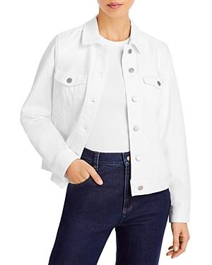 Liverpool Los Angeles Denim Jacket In Bright White