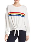 Vintage Havana Rainbow-stripe Sweatshirt