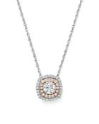Bloomingdale's Diamond Pendant Necklace In 14k Rose & White Gold, 0.50 Ct. T.w. - 100% Exclusive