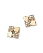 Bloomingdale's Diamond Square Stud Earrings In 14k Yellow Gold, 0.15 Ct. T.w. - 100% Exclusive