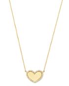 Moon & Meadow 14k Yellow Gold Diamond Heart Pendant Necklace - 100% Exclusive