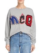 Mcq Alexander Mcqueen Embellished Slouch Sweatshirt