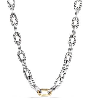 David Yurman Madison Large Chain Necklace With 18k Gold