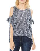 Vince Camuto Tied Cold-shoulder Sweater
