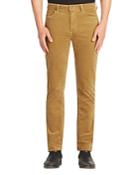 Monfrere Velvet Slim Straight Jeans In Oak