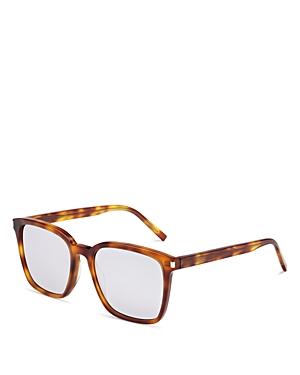 Saint Laurent Mirrored Oversized Square Sunglasses