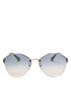Prada Cinema Evolution Mirrored Round Sunglasses, 66mm