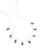 Lana Jewelry 14k Yellow Gold Prix Gypsy Necklace With Opal, 18