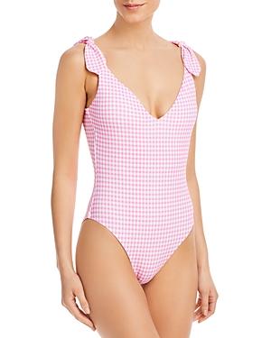 Aqua Swim Plunge Maillot One Piece Swimsuit