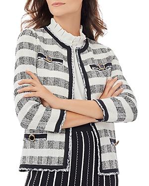 Misook Checkered Knit Jacket